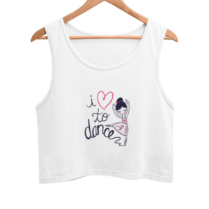 Dance Lovers Women's Crop Tank Top