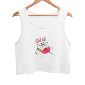 Super Girl Women's Crop Tank Top