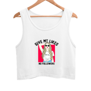 Likes Followers Women's Crop Tank Top