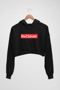 itsClover Brand official Women's Crop Hoodie - Its Clover