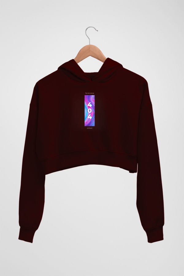 404 Women's Crop Hoodie - Its Clover