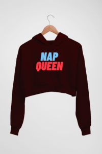 Nap Queen Women's Crop Hoodie - Its Clover
