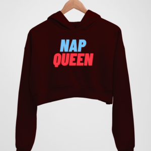 Nap Queen Women's Crop Hoodie - Its Clover