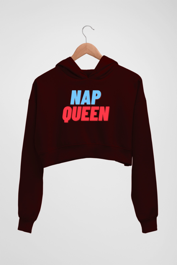Nap Queen Women's Crop Hoodie - Its Clover