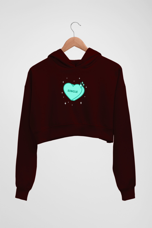 Single Life Women's Crop Hoodie - Its Clover