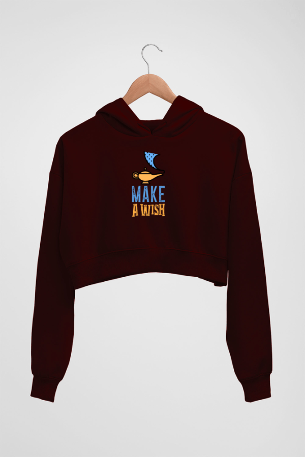Wish Women's Crop Hoodie - Its Clover