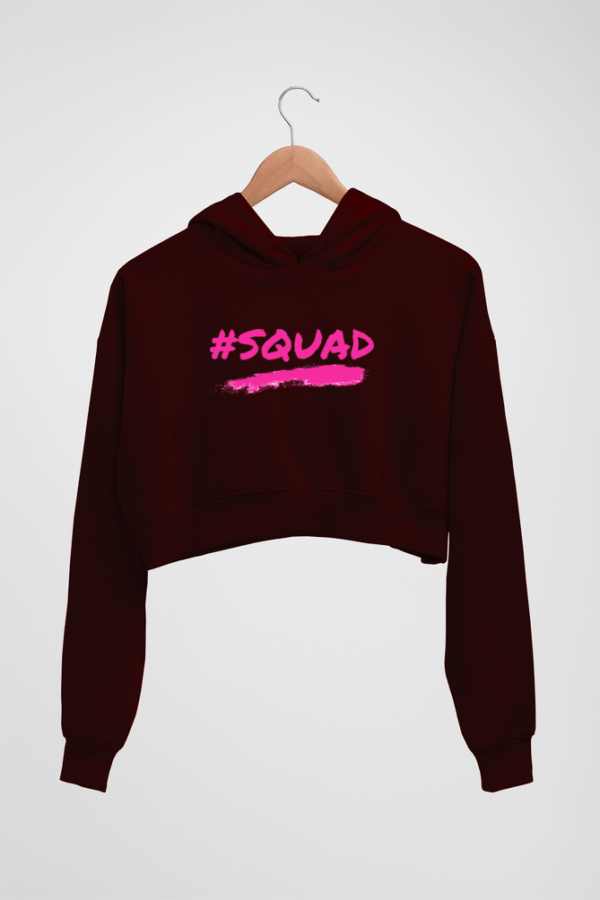 Squad Women's Crop Hoodie - Its Clover