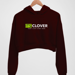itsClover official Women's Crop Hoodie - Its Clover