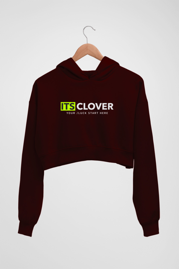 itsClover official Women's Crop Hoodie - Its Clover