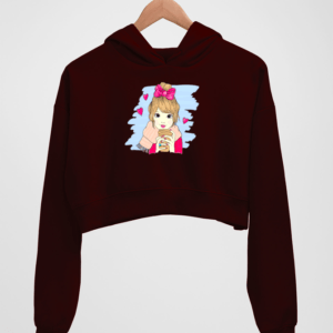Girl style Women's Crop Hoodie - Its Clover