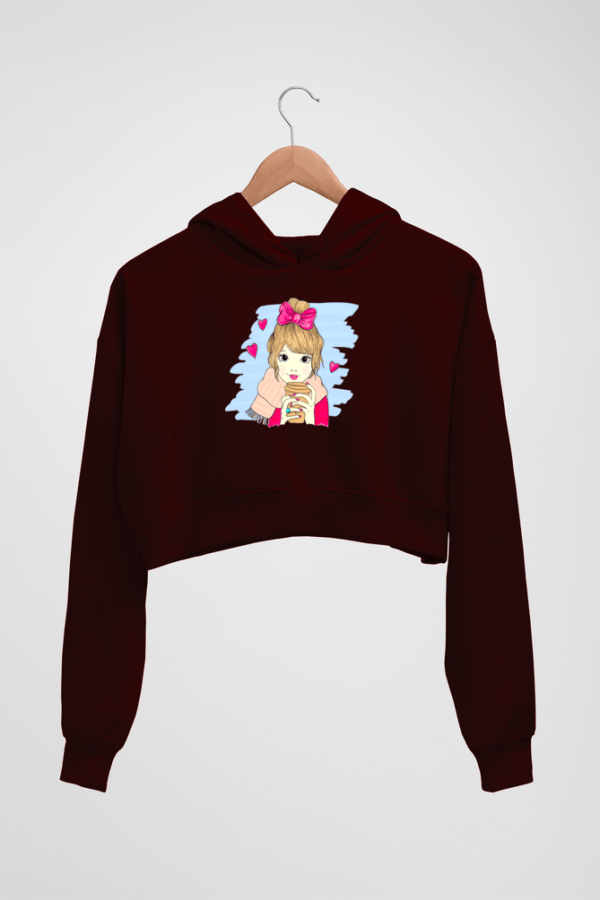 Girl style Women's Crop Hoodie - Its Clover