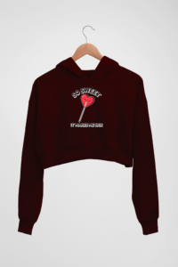 Love Women's Crop Hoodie - Its Clover