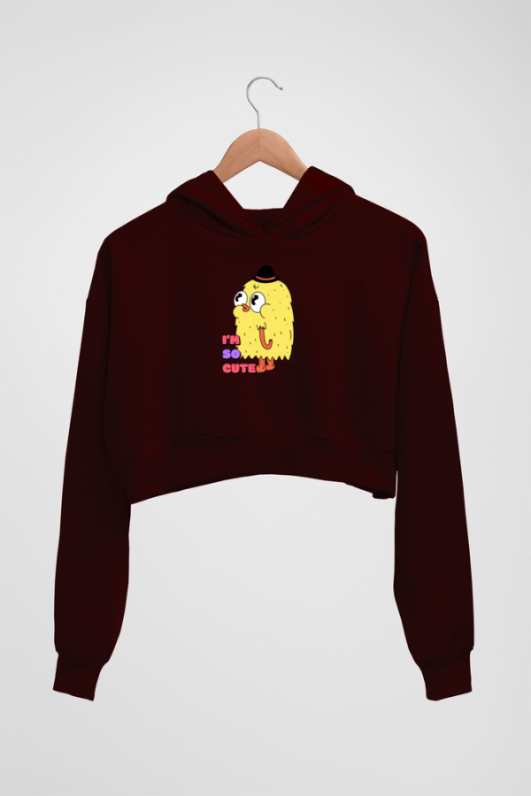 Cute Women's Crop Hoodie - Its Clover