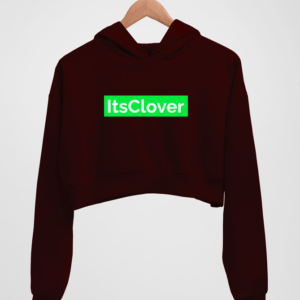 itsClover Women's Crop Hoodie - Its Clover
