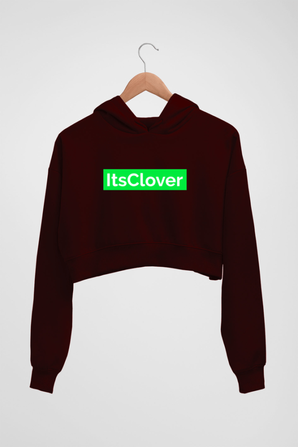 itsClover Women's Crop Hoodie - Its Clover
