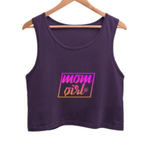 Mom's Girl Women's Crop Tank Top