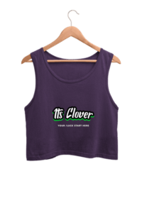 its Clover Style Women's Crop Tank Top