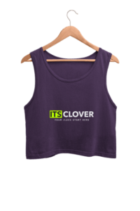 its Clover Women's Crop Tank Top