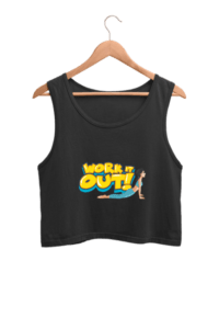 Yoga workout Women's Crop Tank Top its clover