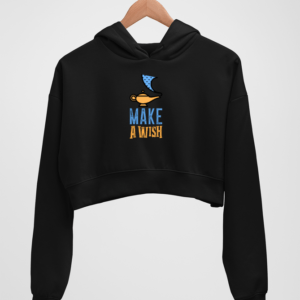 Wish Women's Crop Hoodie - Its Clover