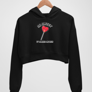 Love Women's Crop Hoodie - Its Clover