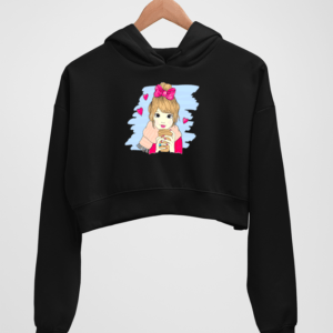 Girl style Women's Crop Hoodie - Its Clover