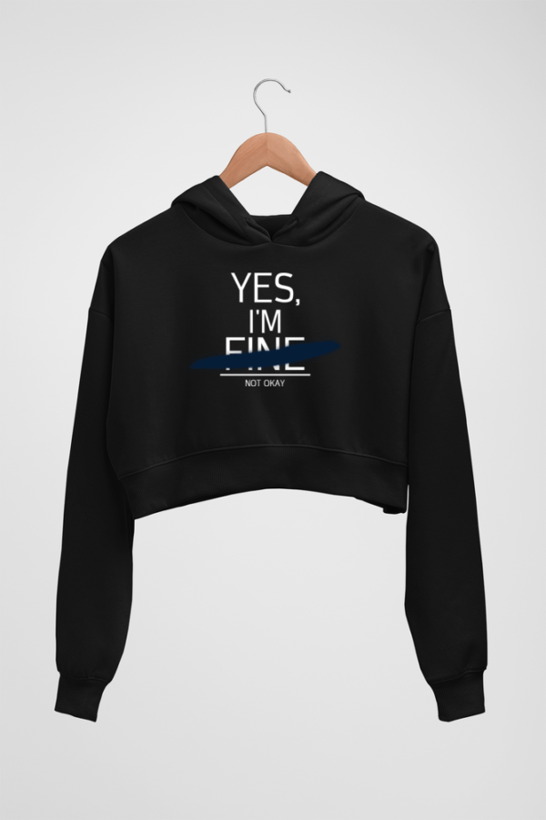 Quote Women's Crop Hoodie - Its Clover