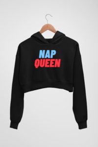 Nap Queen Women's Crop Hoodie - Its Clover