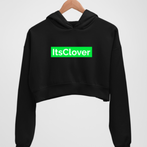 itsClover Women's Crop Hoodie - Its Clover