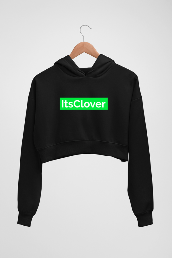 itsClover Women's Crop Hoodie - Its Clover