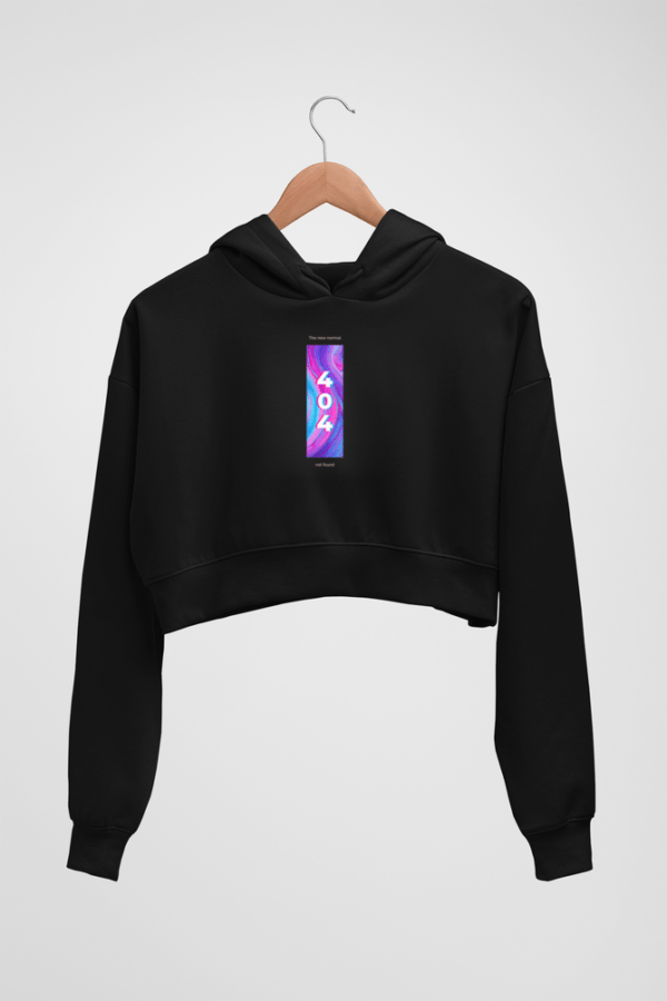 404 Women's Crop Hoodie - Its Clover