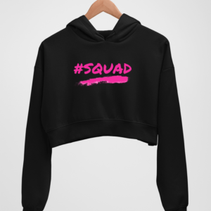 Squad Women's Crop Hoodie - Its Clover