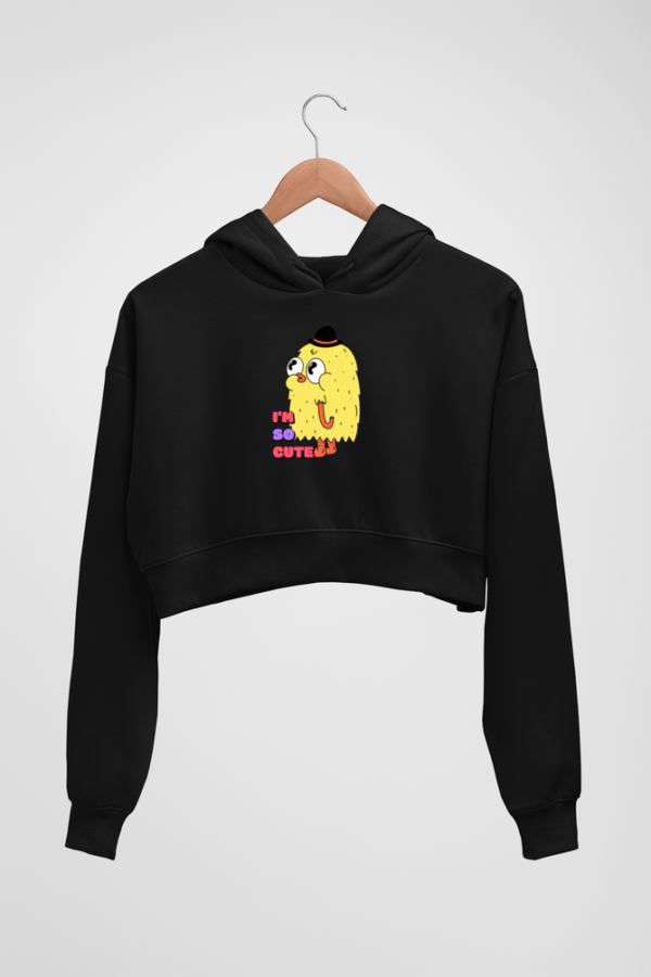 Cute Women's Crop Hoodie - Its Clover