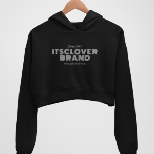 itsClover Women's Crop Hoodie - Its Clover