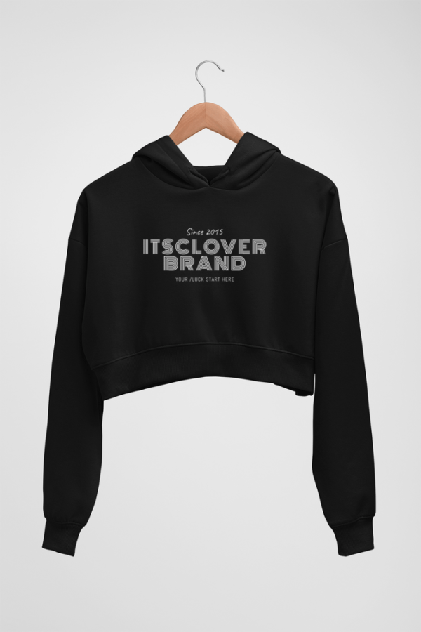 itsClover Women's Crop Hoodie - Its Clover