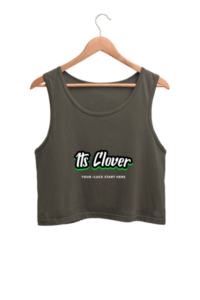 its Clover Style Women's Crop Tank Top