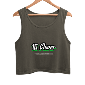 its Clover Style Women's Crop Tank Top