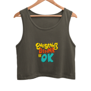 Quote Women's Crop Tank Top
