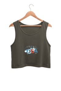 Yoga OM Women's Crop Tank Top its clover