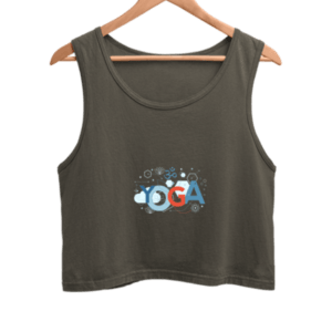 Yoga OM Women's Crop Tank Top its clover