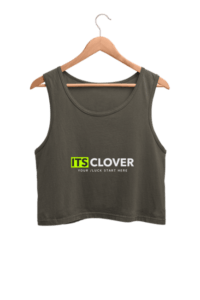 its Clover Women's Crop Tank Top