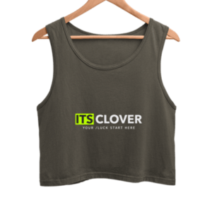 its Clover Women's Crop Tank Top