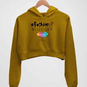 Fashion Blogger Women's Crop Hoodie - Its Clover
