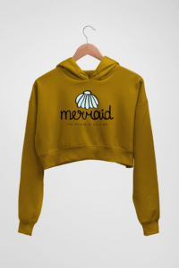 Mermaid Women's Crop Hoodie - Its Clover