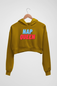 Nap Queen Women's Crop Hoodie - Its Clover