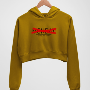 Monday Mood Women's Crop Hoodie - Its Clover