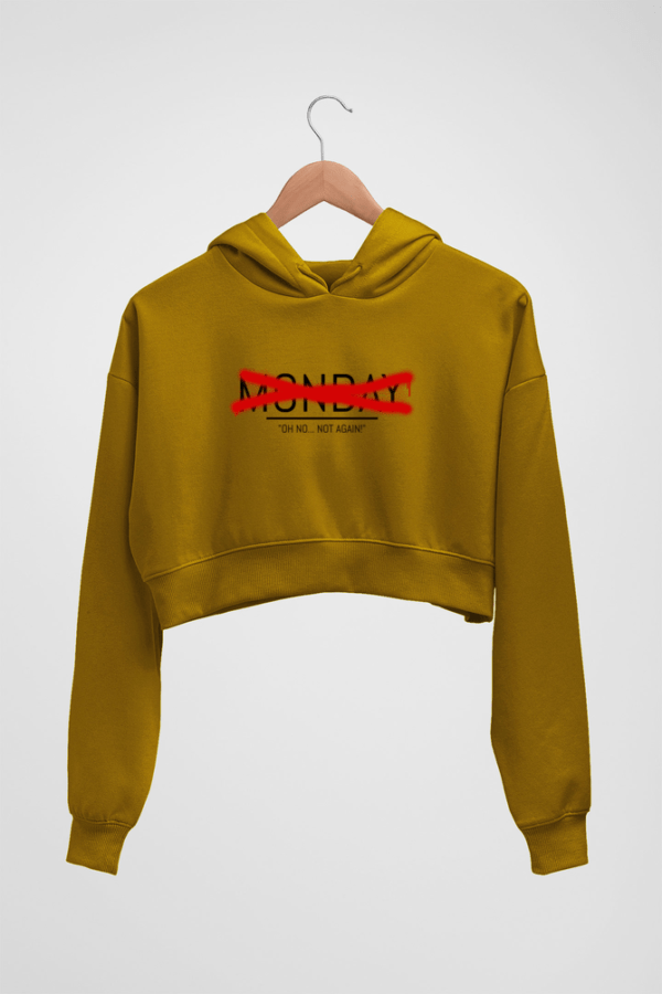 Monday Mood Women's Crop Hoodie - Its Clover