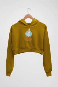 Senorita Women's Crop Hoodie - Its Clover