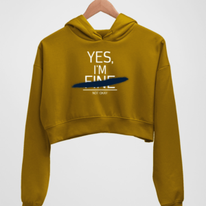 Quote Women's Crop Hoodie - Its Clover