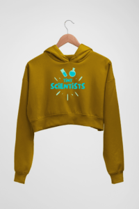 Tiny Scientist Women's Crop Hoodie - Its Clover